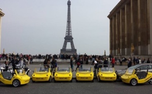 CanariCar : visiter Paris à bord de petites voitures jaunes... CanariCar : visiter Paris à bord de petites voitures jaunes...