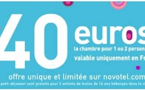 Novotel : 4 000 chambres à 40 euros pendant 40 jours