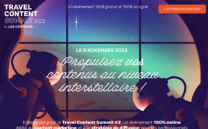 Marketing de contenu : le Travel Content Summit se tiendra le 8 novembre