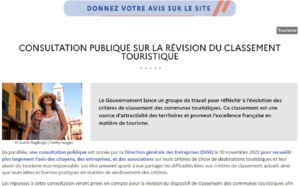Communes touristiques : La DGE lance une consultation publique