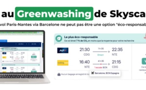 Greenwashing : une pétition contre les pratiques de Skyscanner