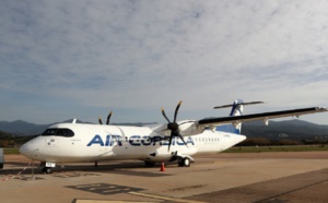 Air Corsica a reçu son premier ATR 72-600 à Ajaccio en Corse - DR 