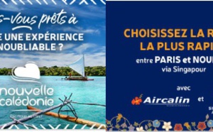 Vol Paris - Nouméa : Nouvelle-Calédonie Tourisme et Singapore Airlines partenaires