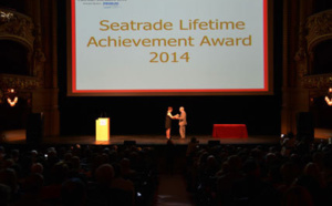 Seatrade Med 2014 : Jacques Truau reçoit le Prix d'Honneur du Seatrade Insider