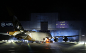 Etihad Airways dévoile les couleurs de son nouvel A380