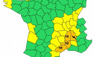 Pluies orageuses : l'Ardèche, le Gard, l'Hérault et la Drôme en vigilance orange