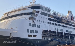 CFC Croisières : en visite, à Brest, sur le chantier du Renaissance