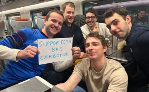 Paris - Rome en train : supporter bas carbone, c’est possible !