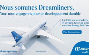 Air Europa est engagée dans une politique de développement durable