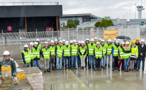 Aéroport de Bordeaux : les travaux de fondation de l'extension de billi ont débuté