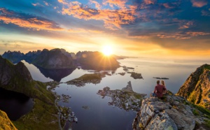 Le Costa Favolosa sillonnera les fjords norvégiens et les îles Lofoten, illuminées par le soleil de minuit en juin - DR : Costa Croisières