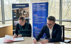 Corsair renouvelle son partenariat avec Business France