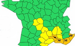 Sud-Est : 4 départements en vigilance orange aux pluies et orages
