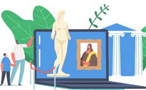 Culture : 16 % des Français ont fait une expo ou musée en ligne Culture : 16 % des Français ont fait une expo ou musée en ligne