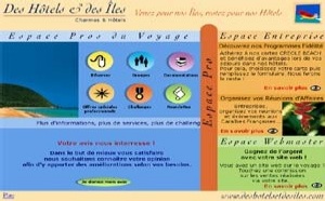 Des Hôtels et des Iles renouvelle son espace pro en ligne Des Hôtels et des Iles renouvelle son espace pro en ligne