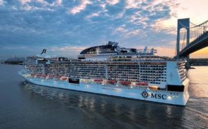 Avec le Meraviglia, MSC Croisières opère des départs de New York à l’année