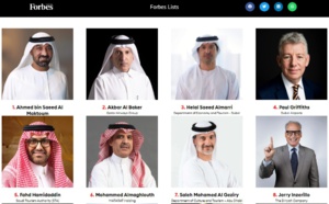 Forbes Middle East : quel est le Top 100 des leaders du tourisme ?