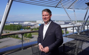 Topi Manner, Président de Finnair au siège de la compagnie le 22 mai dernier. Photo : C.Hardin