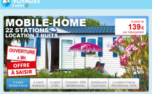 Mobil-Home : Leclerc Voyages vendra entre 12 et 14 000 semaines de location en 10 jours ! Mobil-Home : Leclerc Voyages vendra entre 12 et 14 000 semaines de location en 10 jours !