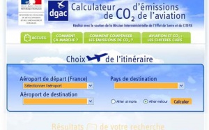 La DGAC met en ligne son calculateur d’émissions de CO2 La DGAC met en ligne son calculateur d’émissions de CO2