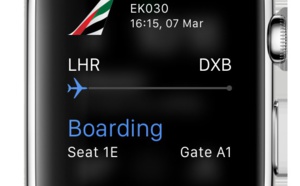 Emirates sortira une application Apple Watch le 24 avril 2015