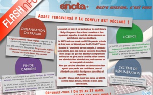 Contrôleurs aériens : préavis de grève du SNCTA du 25 au 27 mars 2015