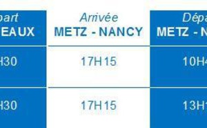 Twin Jet : vols Bordeaux Metz/Nancy dès le 13 avril 2015