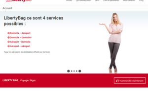 Liberty Bag déporte l'enregistrement des bagages chez vos clients ! Liberty Bag déporte l'enregistrement des bagages chez vos clients !
