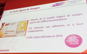 SNAV : 4 343 cartes d'agent de voyages délivrées en 2014 (Live)