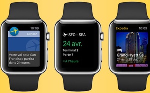 Apple Watch : Expedia lance son application gratuite