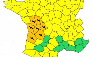 Orages : Météo France place 7 départements de l'Ouest en alerte orange