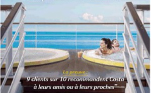 Costa Croisières : nouvelle campagne TV avec un spot de 20 secondes