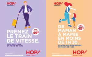 HOP! Air France fait la promotion de son réseau court-courrier