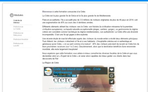 CreteExperts.fr : la Crète lance son site d'e-learning