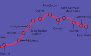 Railcoop avait pour projet de relier en train Bordeaux à Lyon - Photo Railcoop