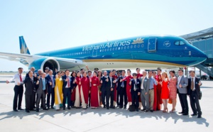 Vietnam Airlines : décollage réussi pour le premier A350 au départ de la France (Vidéo)