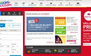 Voyages-Sncf : ventes en hausse de 4,3 % en juillet 2015