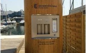 Cannes : le Port installe un service de distribution de bouteilles d'eau recyclables