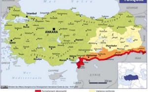 Turquie : le Quai d'Orsay appelle les Français à la prudence