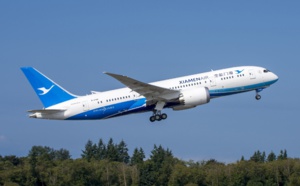 Xiamen Airlines se pose à Amsterdam Schiphol