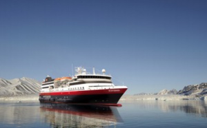 Hurtigruten : le nouveau navire d'exploration est baptisé MS Spitsbergen