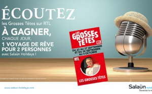 Salaün Holidays fait voyager Les Grosses Têtes de RTL