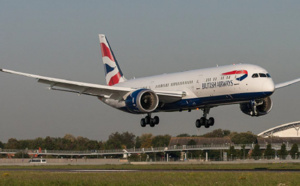 British Airways a reçu son premier Boeing B787-9 Dreamliner à Londres