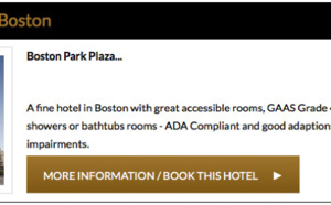 Handicap : des chambres d’hôtel accessibles pour tous sur un seul site Web