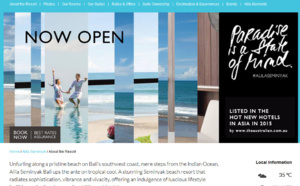 Alila ouvre une 5ème hôtel à Bali