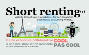 Economie collaborative : l'UMIH dénonce "l’industrialisation rampante du phénomène" à Paris