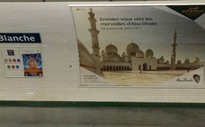 Abu Dhabi : l'Office de Tourisme s'affiche dans le métro parisien