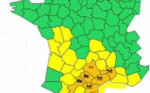 Vent et orages : 7 départements du Sud en alerte orange