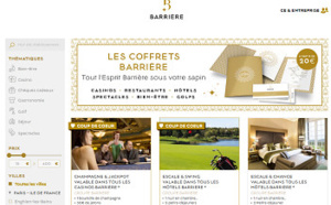 Barrière lance un site Internet pour la vente de ses coffrets et chèques cadeaux