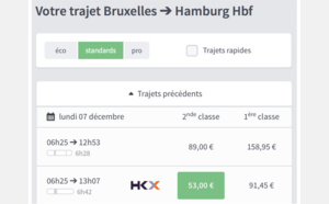 Captain train signe avec la compagnie ferroviaire allemande HKX Captain train signe avec la compagnie ferroviaire allemande HKX